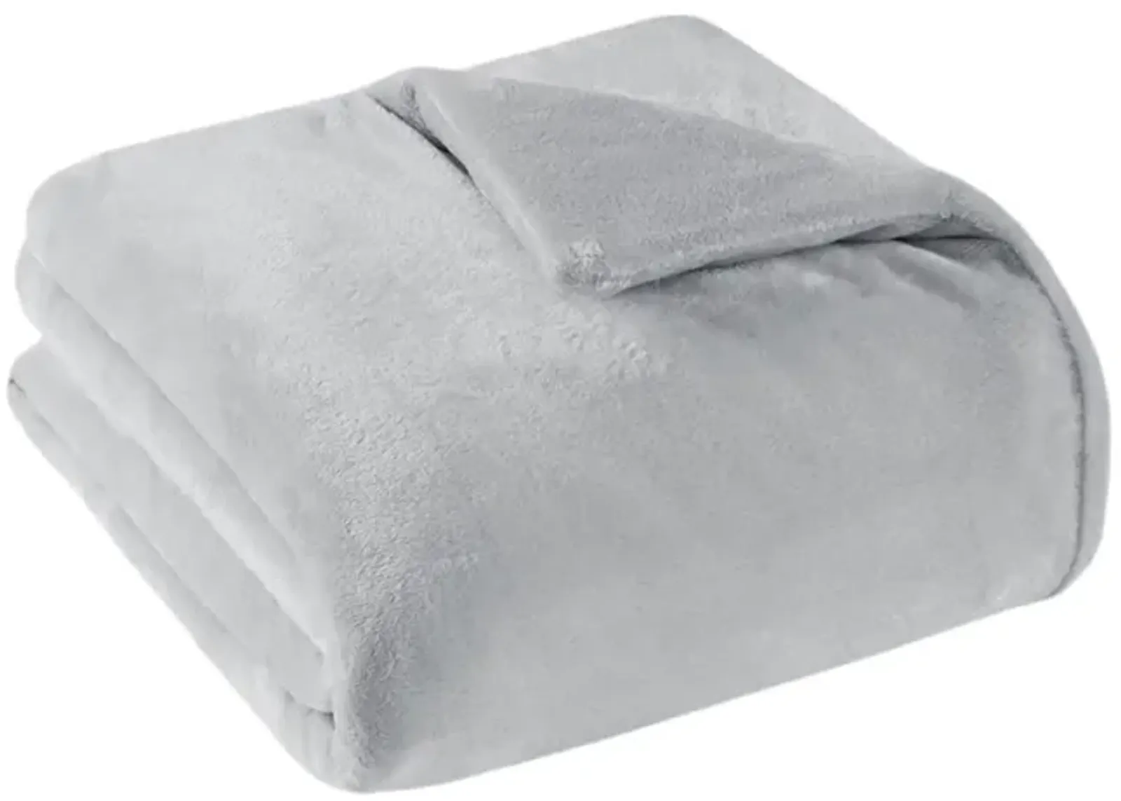 Plush Solid Weighted Blanket - Grey