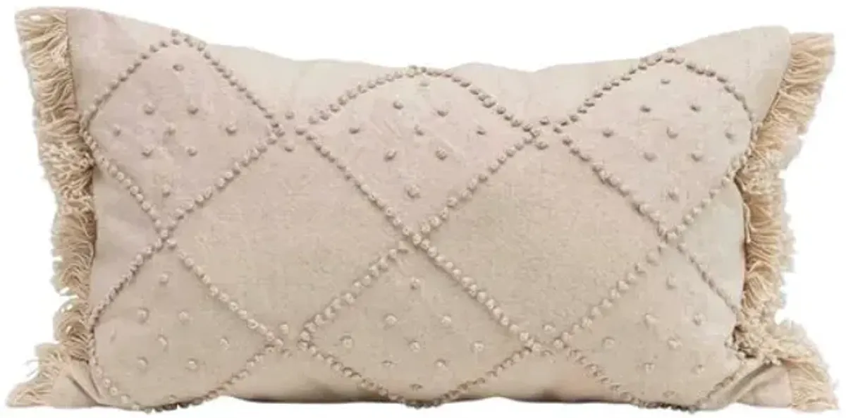 Linen Lumbar Pillow