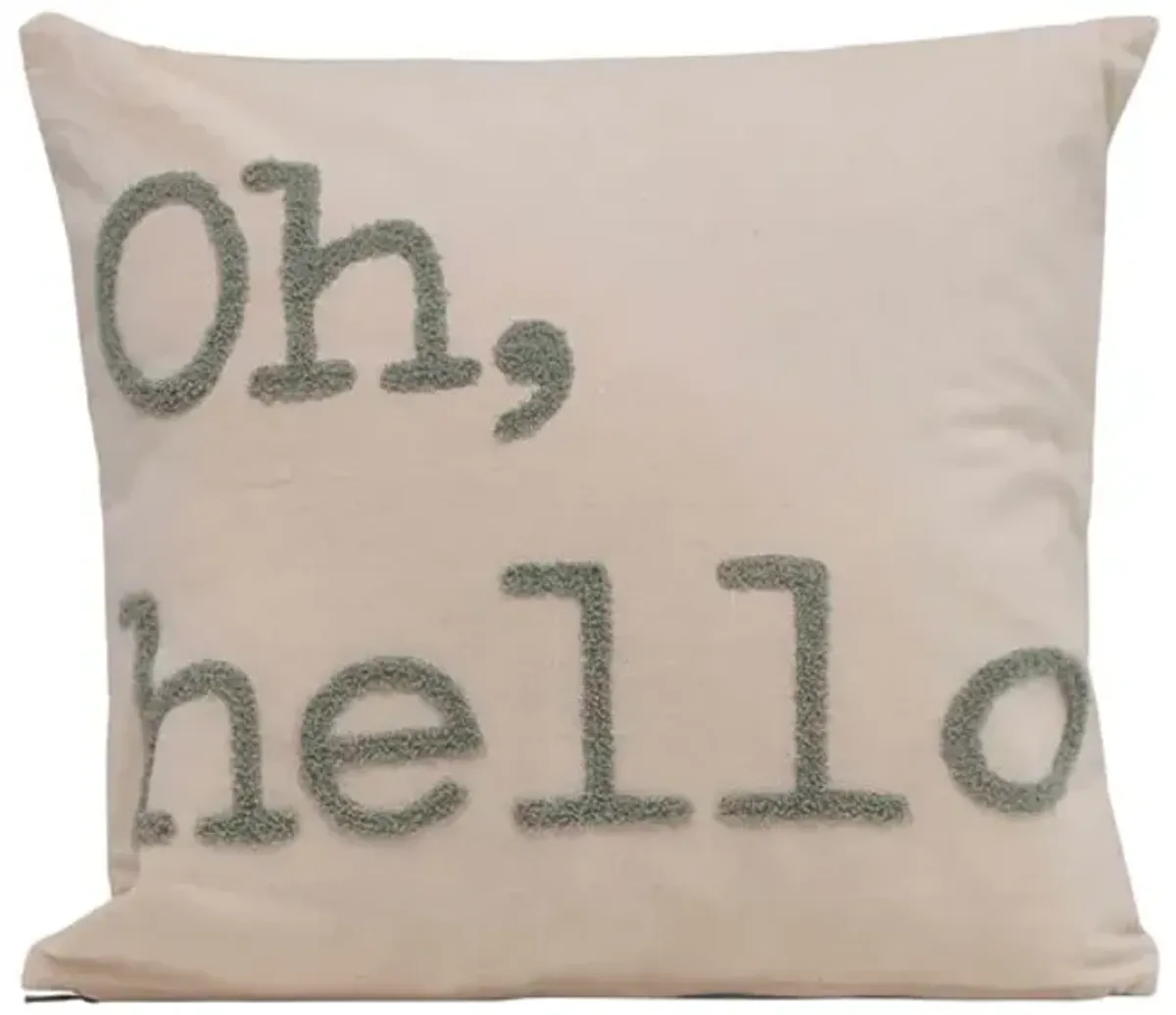 Oh Hello Pillow