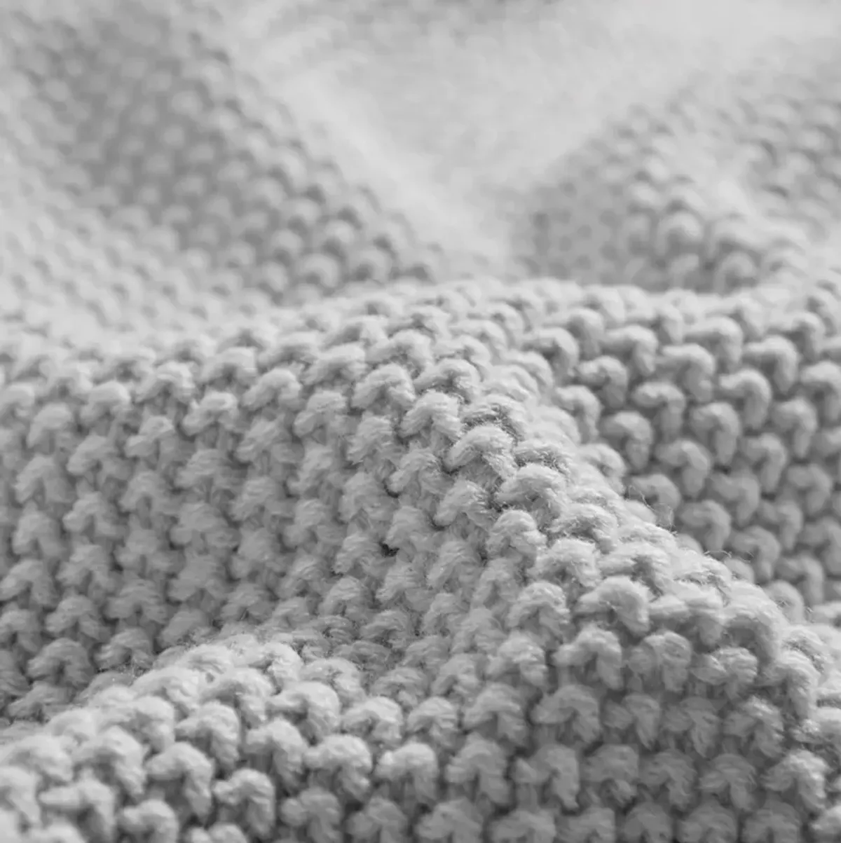 Bree Knit Throw - Grey