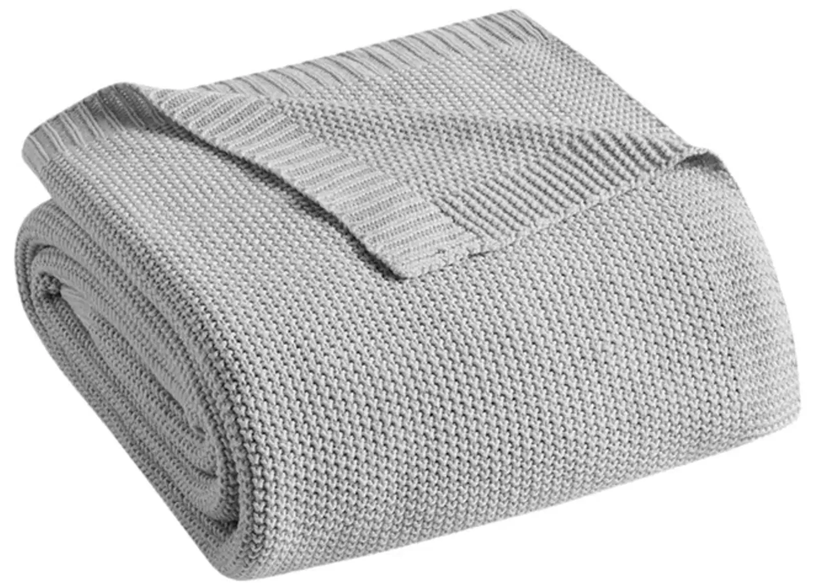 Bree Knit Throw - Grey