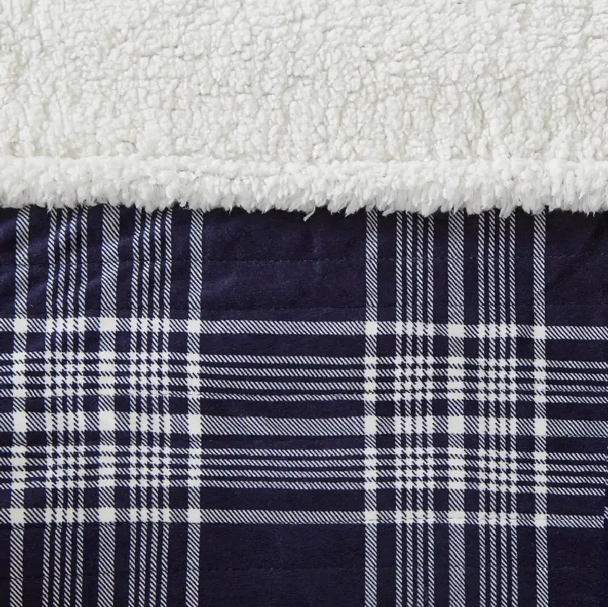 Plaid Heated Throw