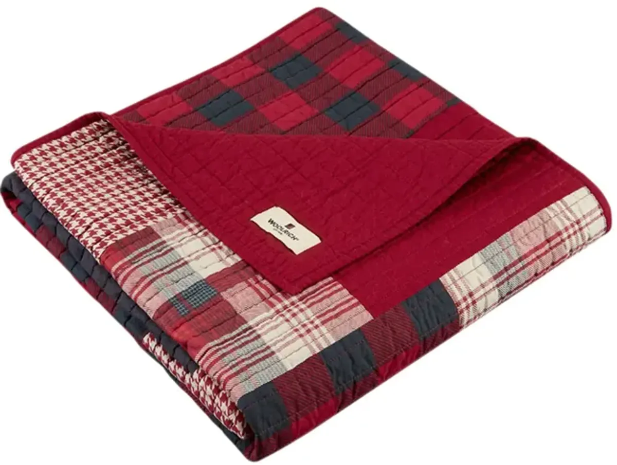 Sunset Plaid Throw