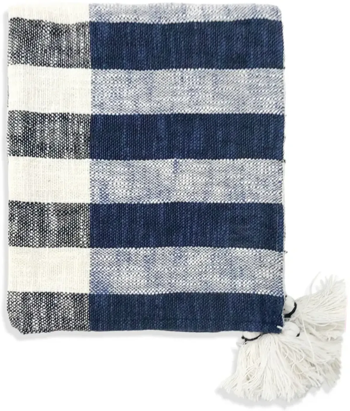 Plaid Fringe Throw