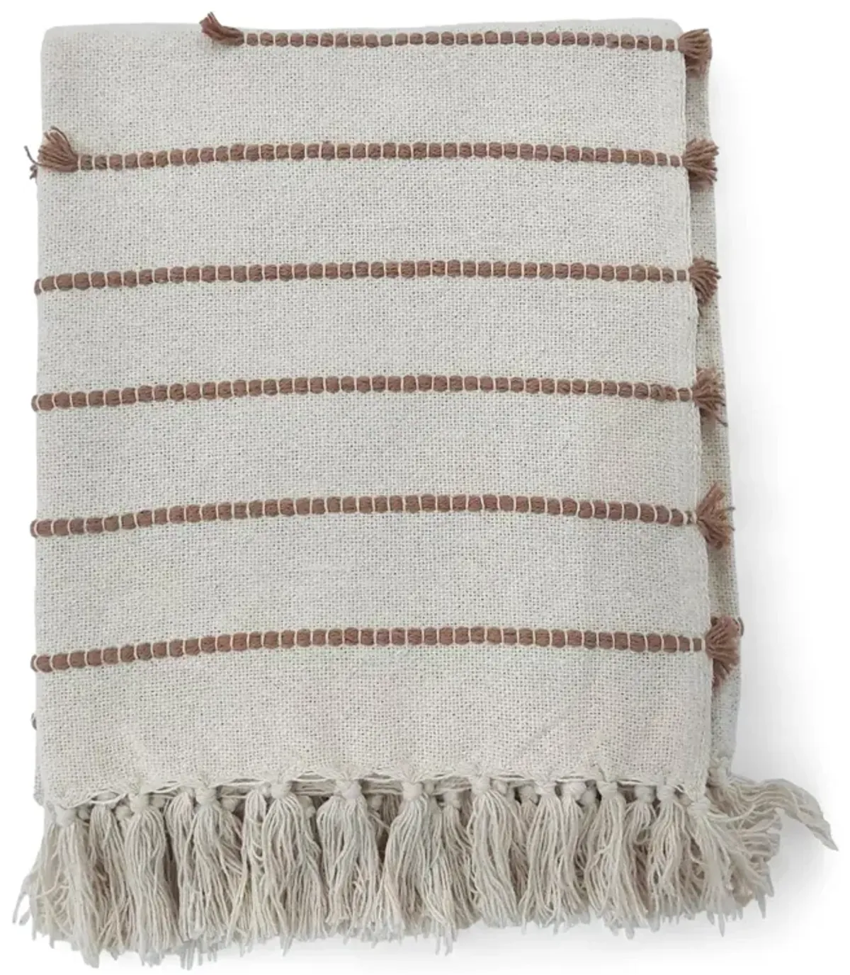 Woven Striped Throw