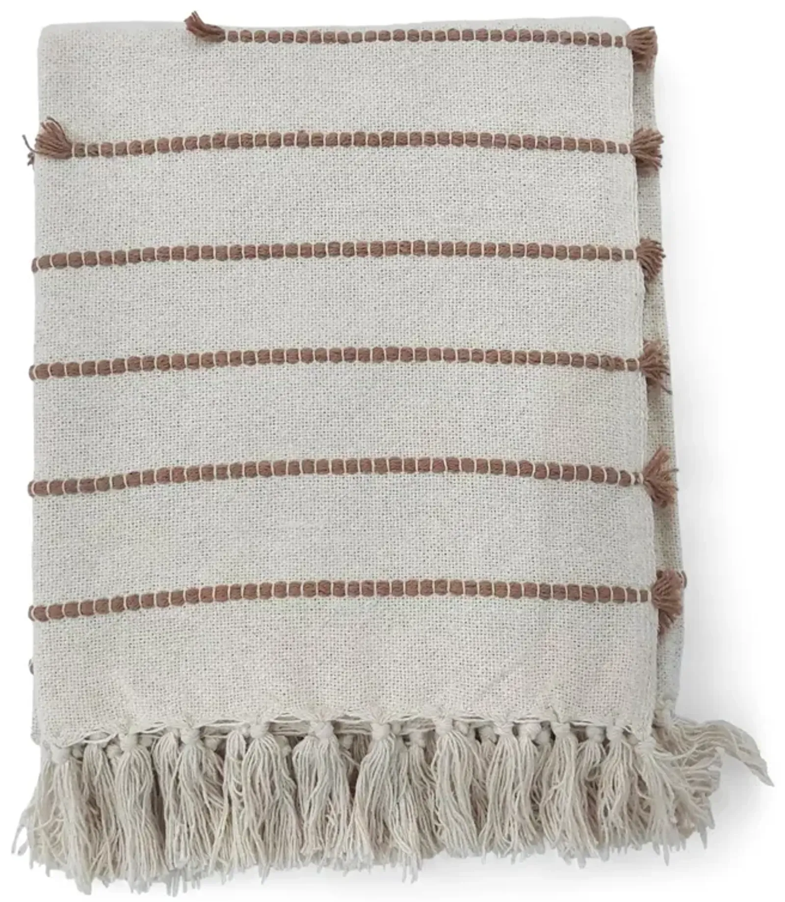 Woven Striped Throw