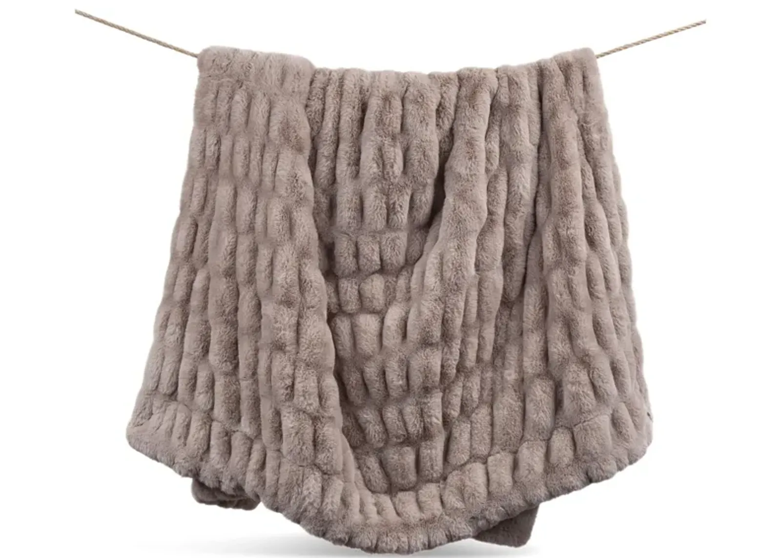 Ruched Throw Blanket