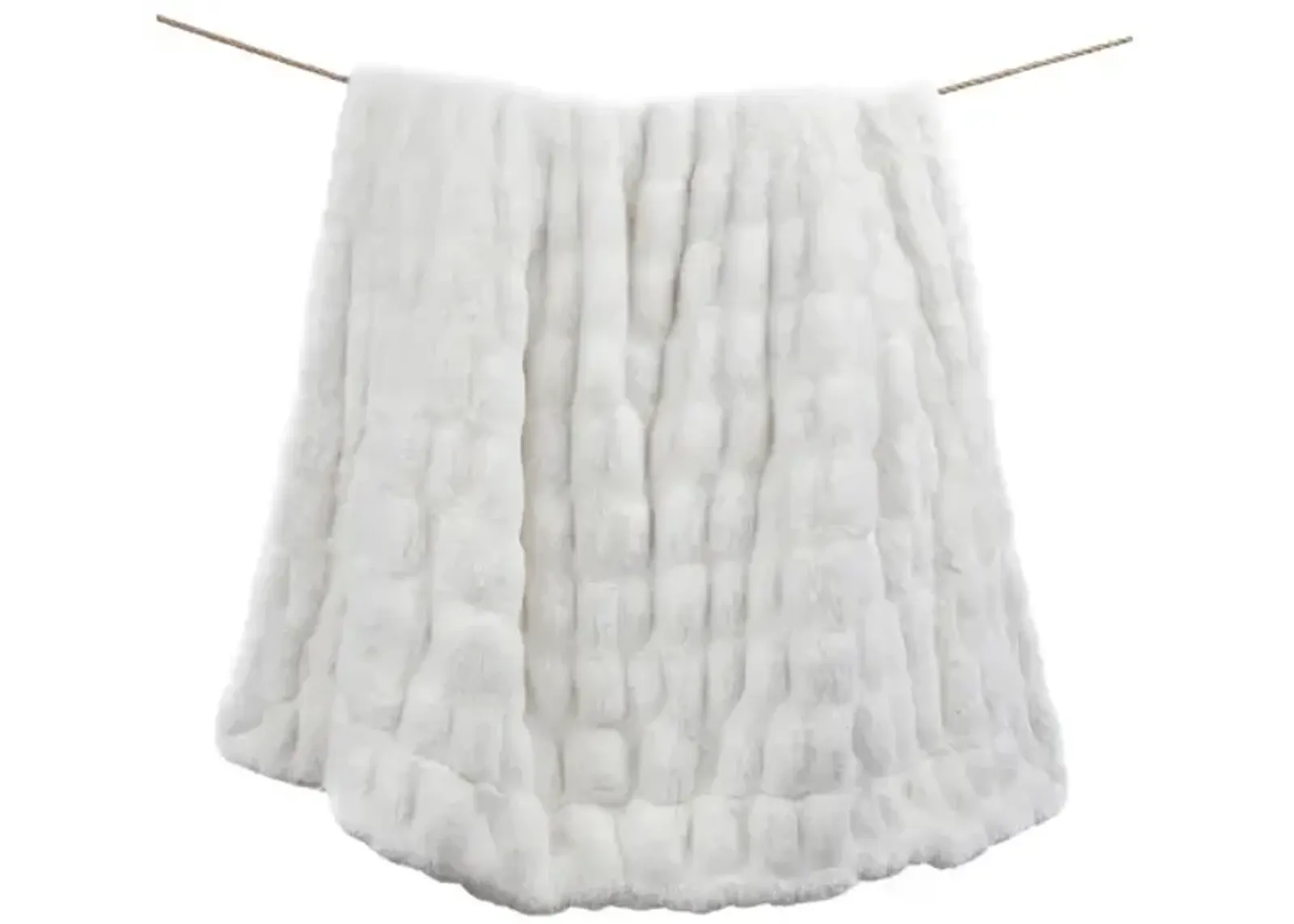 Ruched Throw Blanket