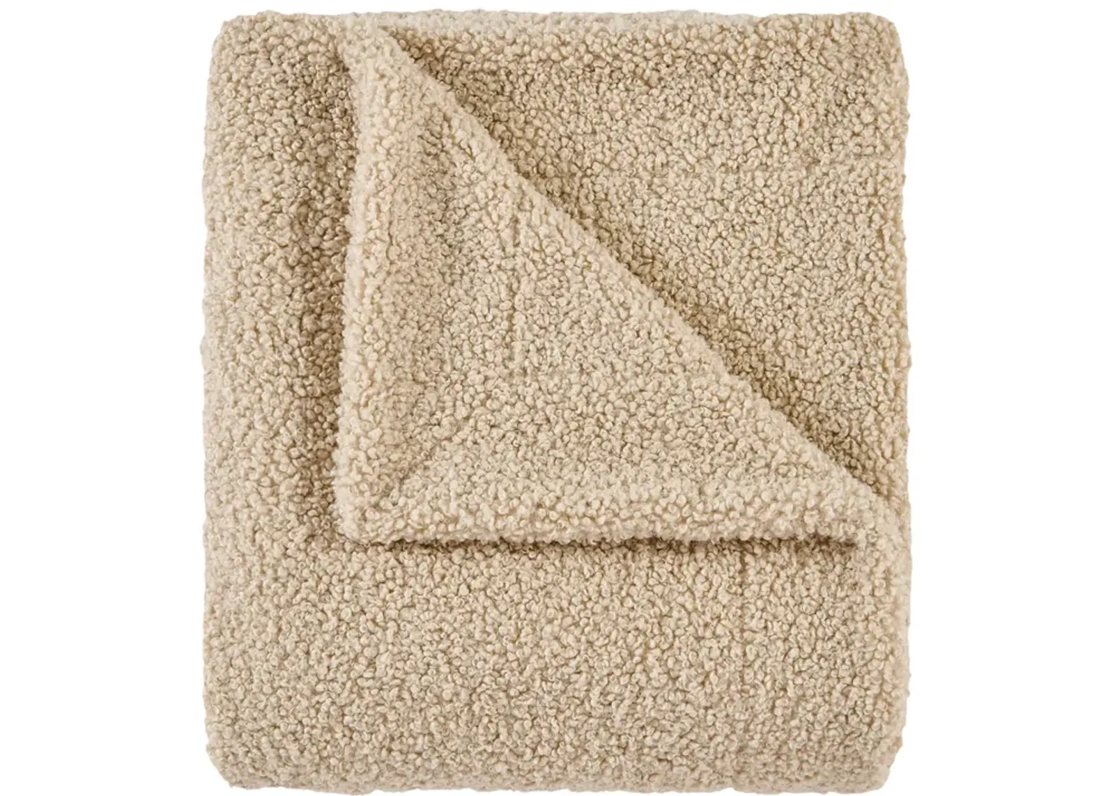 Teddy Throw Blanket - Cream