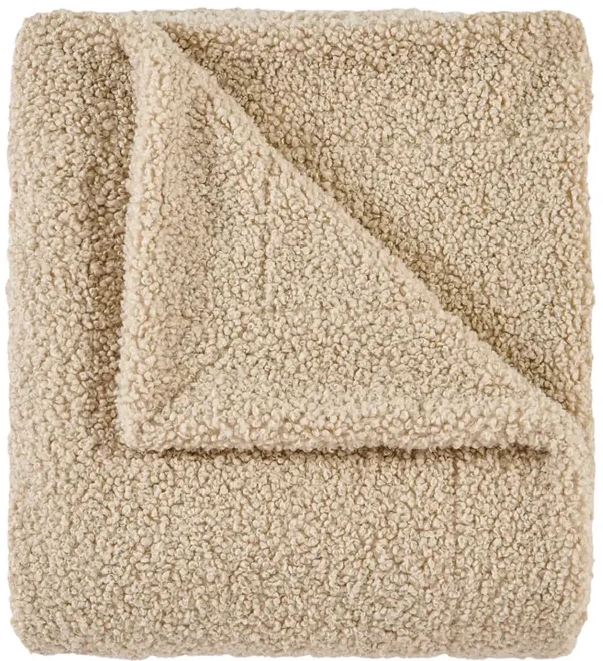 Teddy Throw Blanket - Cream