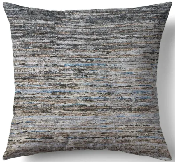 Trevi Pewter Washable 18  Pillow