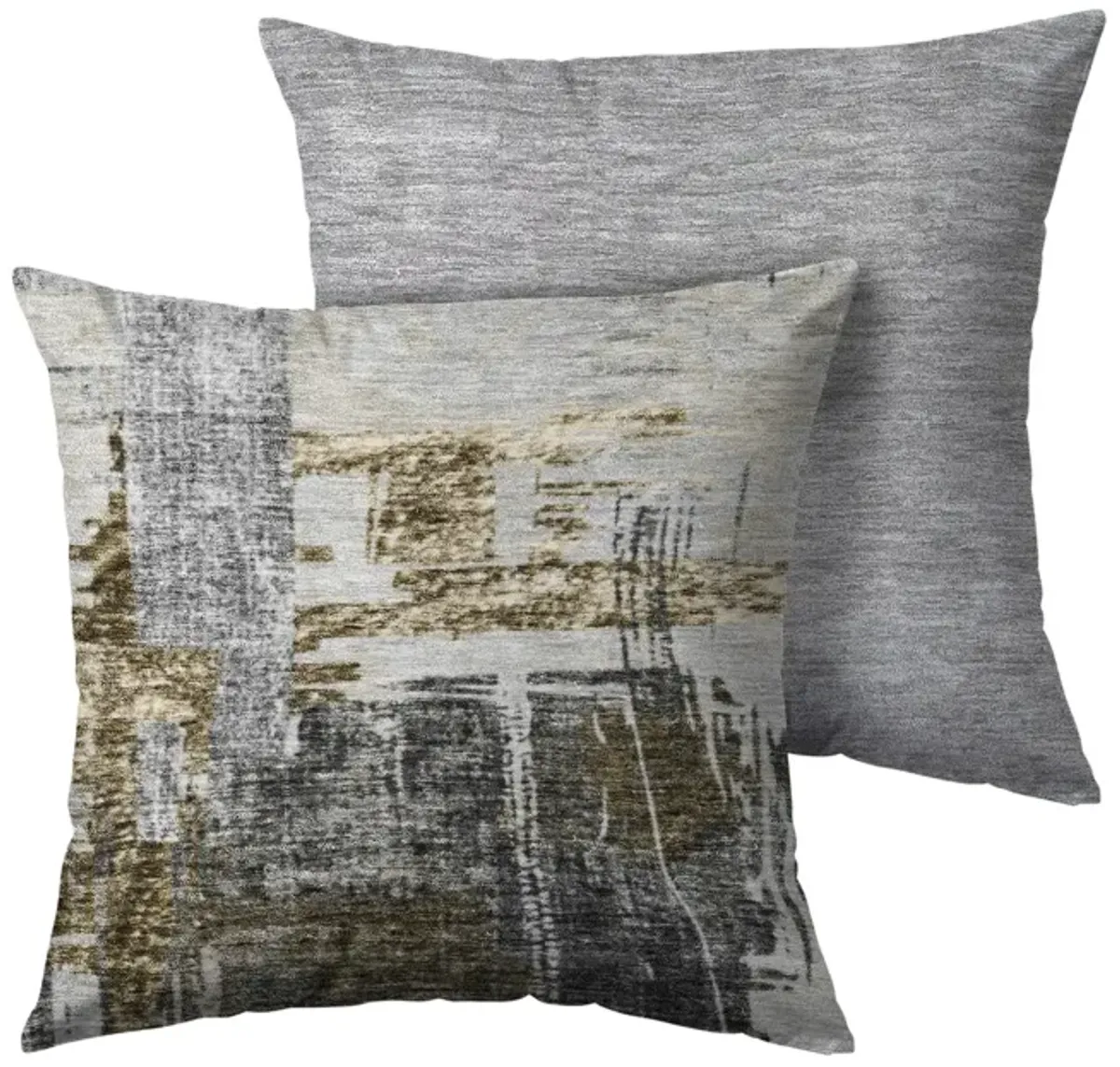 Trevi Grey Cream Washable 22  Pillow