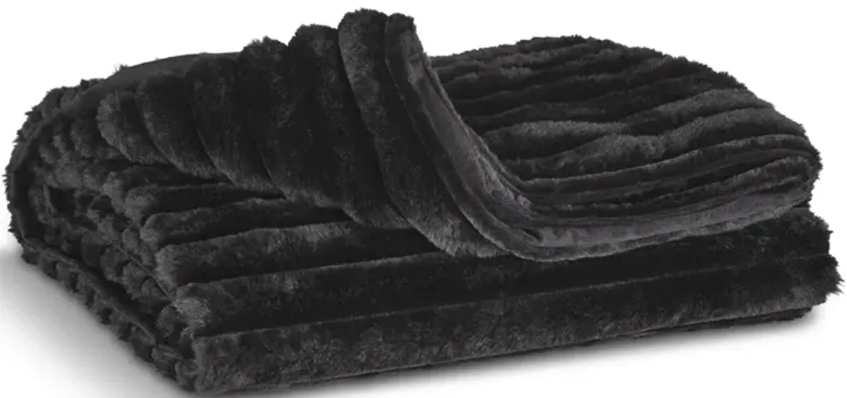 Alison Black Throw