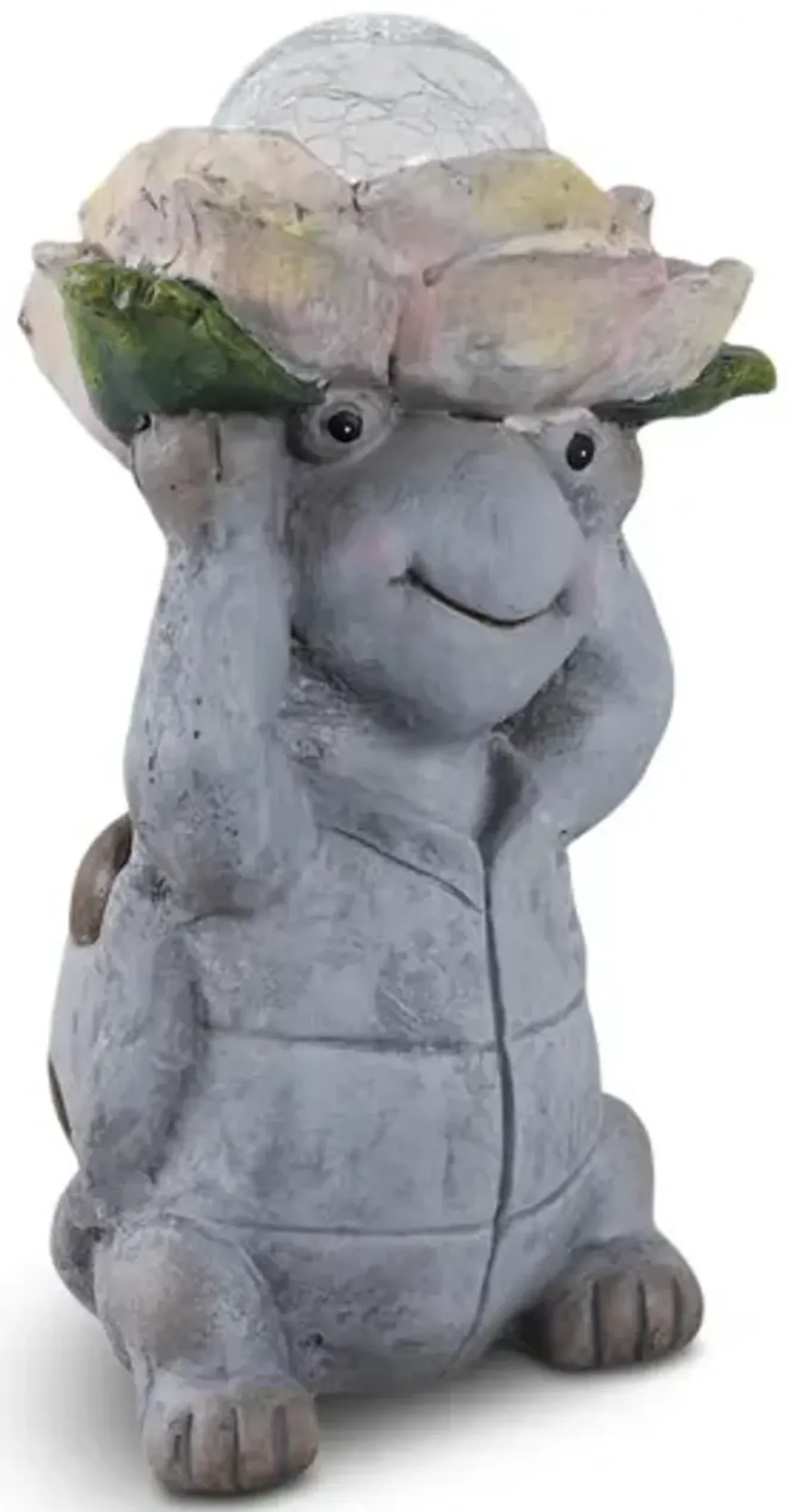 Turtle Holding Solar Flower