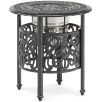 Round Ice Bucket End Table