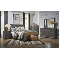 French Quarters King Bedroom Suite - Grey
