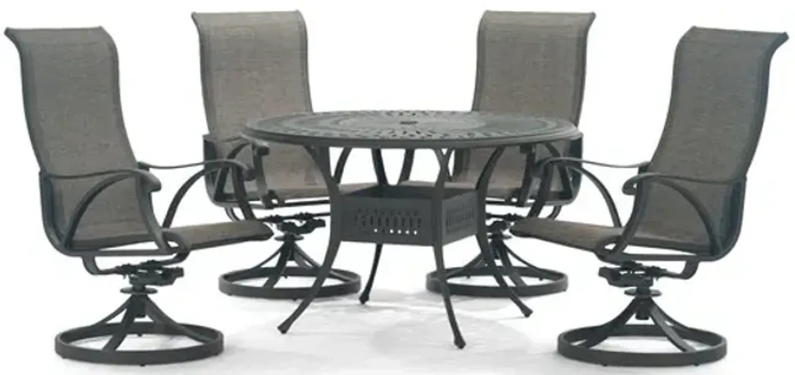 San Tropez 5 Piece Sling Patio Dining Set