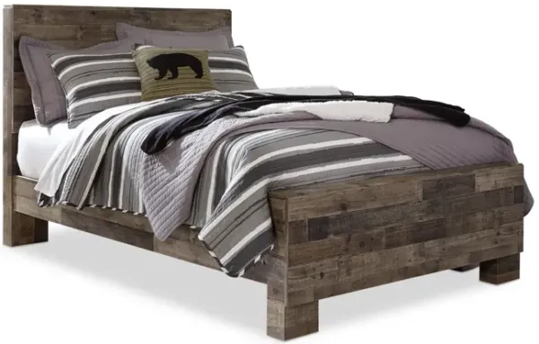 Dylan Full Panel Bed - Grey