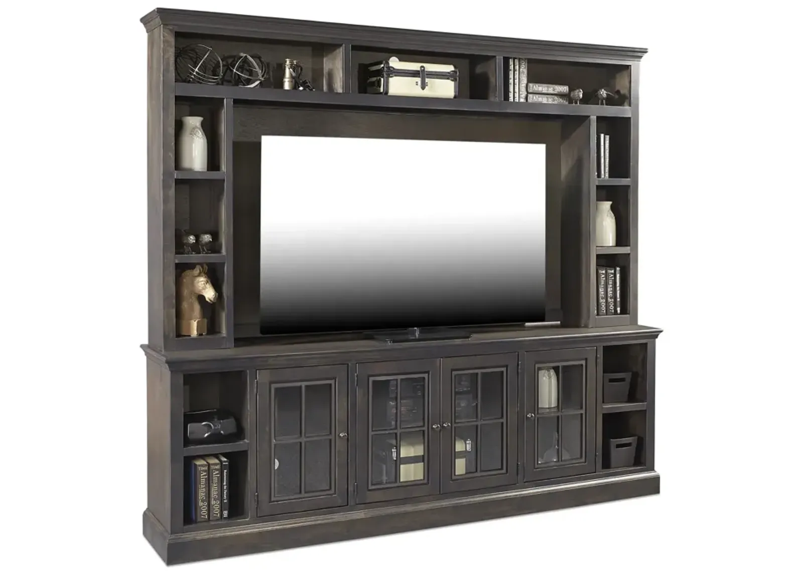 Churchill Media Console With Hutch