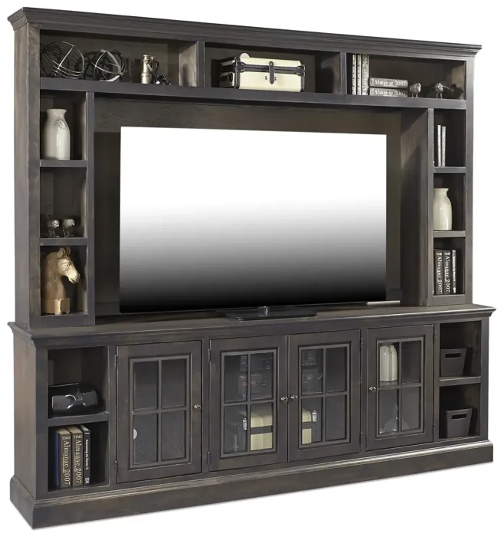 Churchill Media Console With Hutch