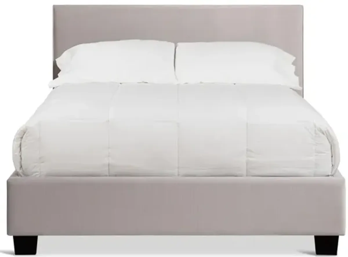 Wyatt Upholstered Queen Bed - Sand