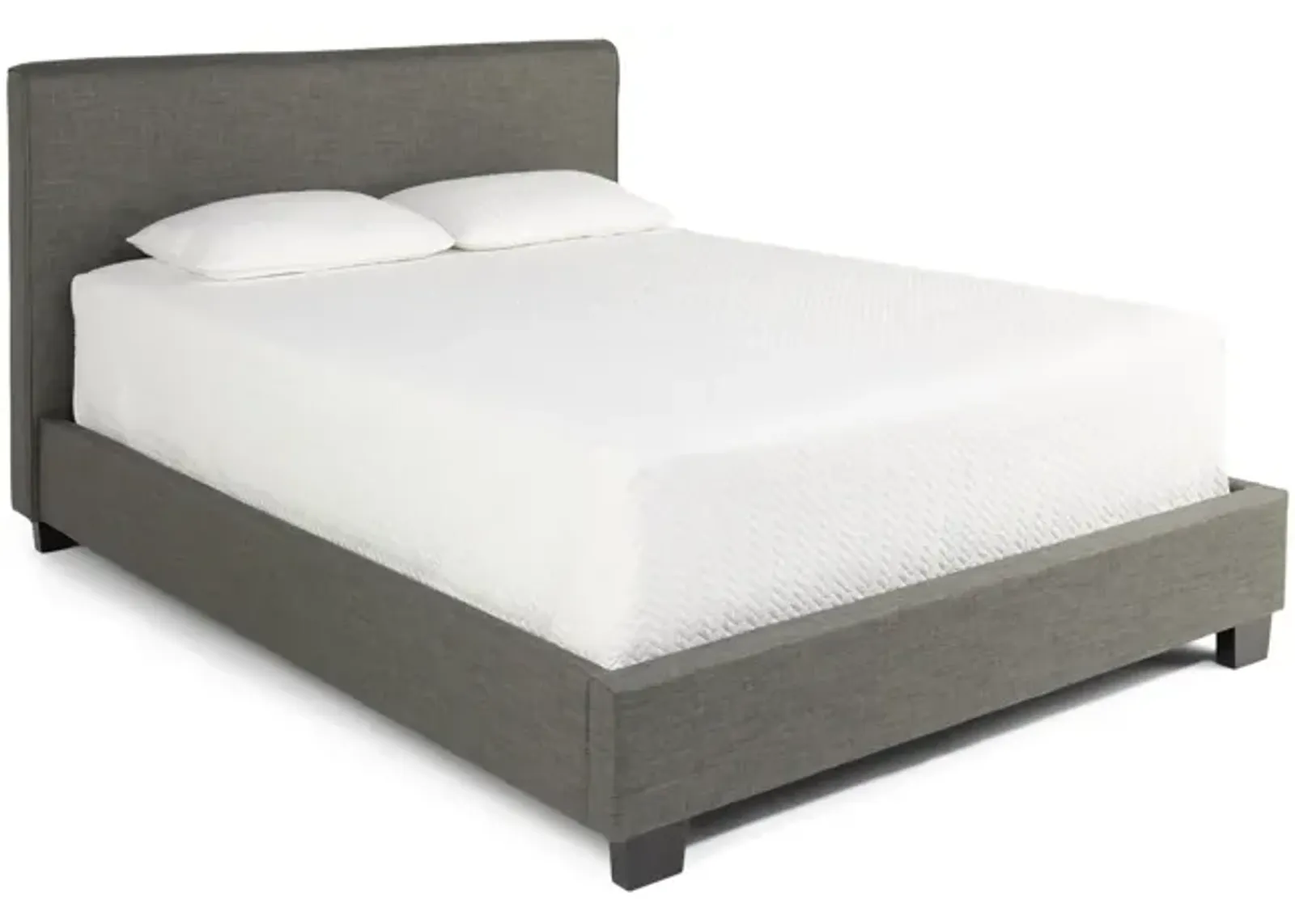 Wyatt Upholstered Queen Bed - Grey