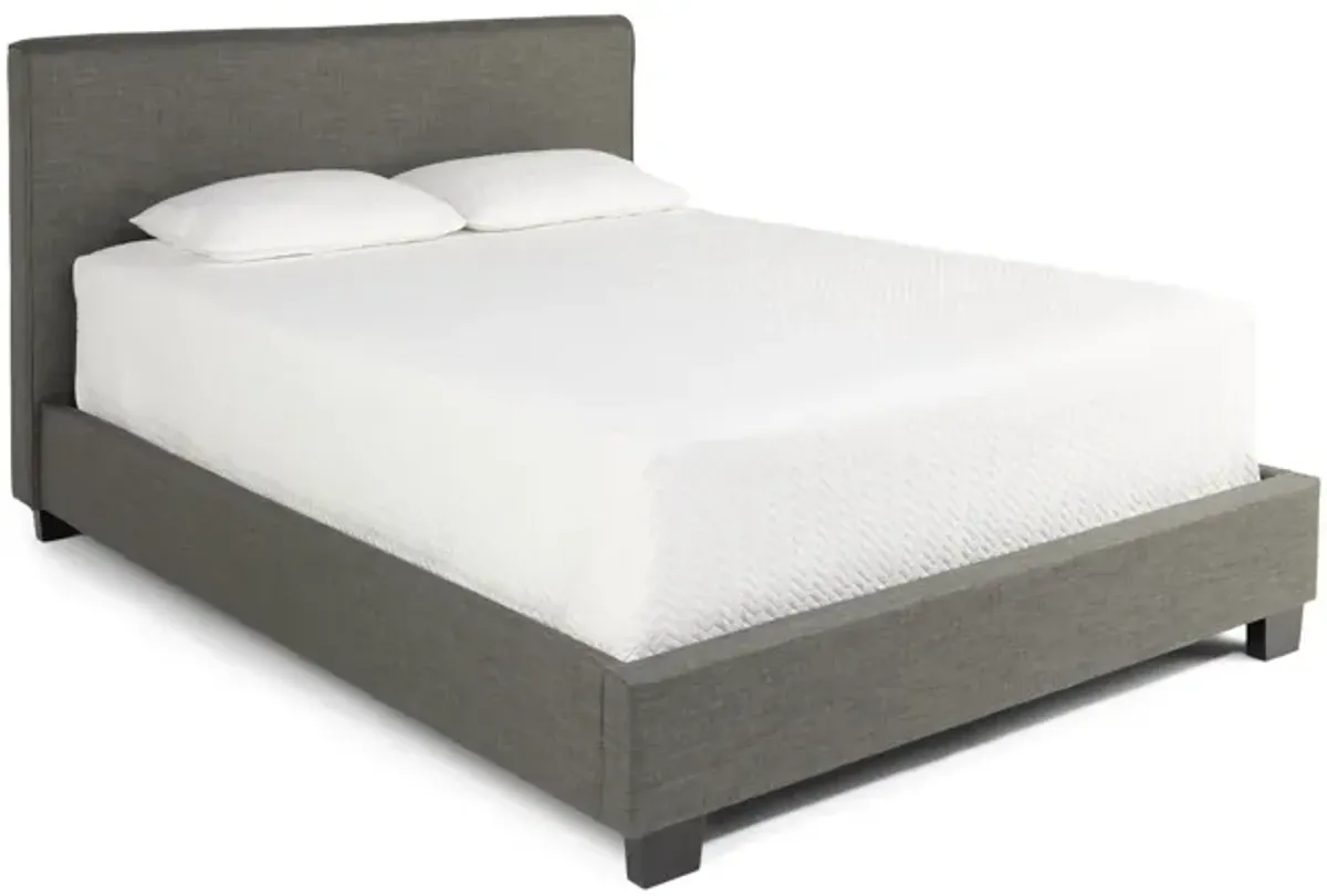 Wyatt Upholstered Queen Bed - Grey