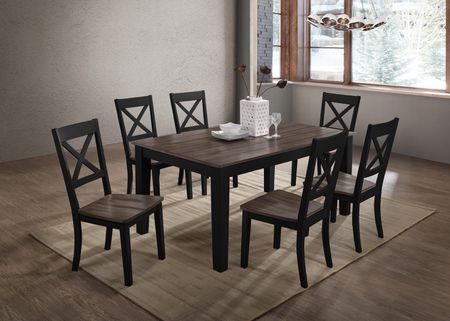   La Carte Dining Table And 4 Chairs - Black