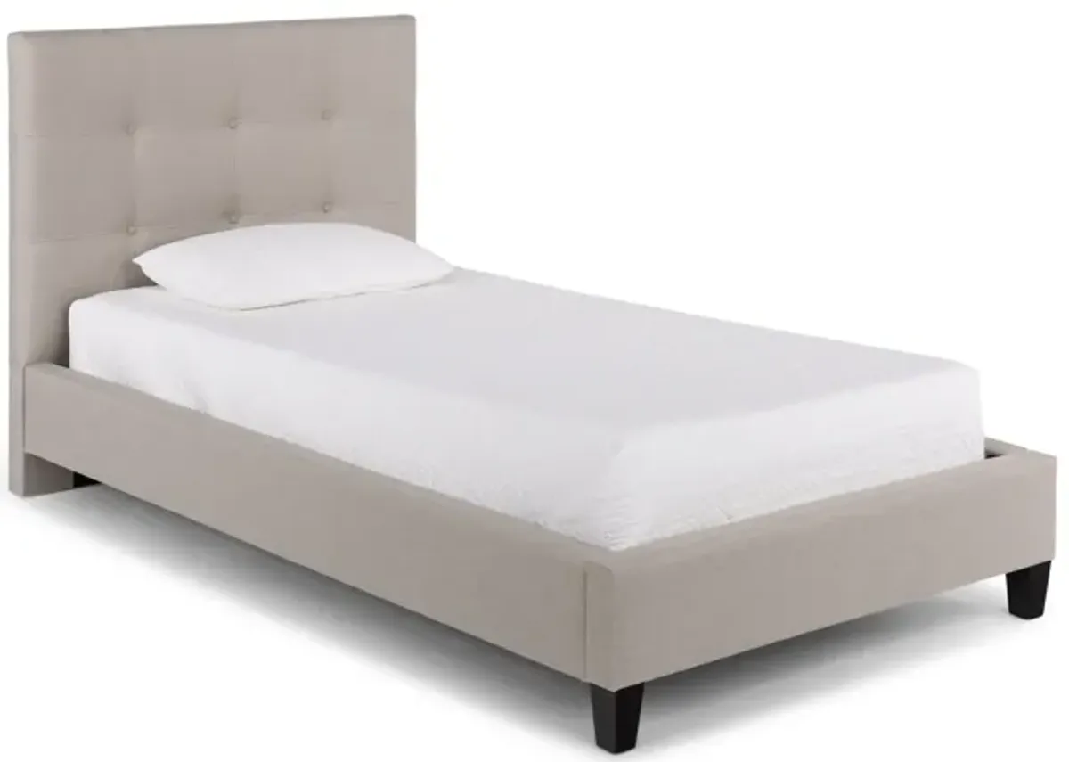 Avery Full Bed - Light Grey