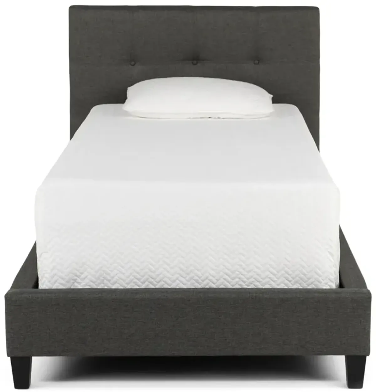 Avery Twin Bed - Charcoal