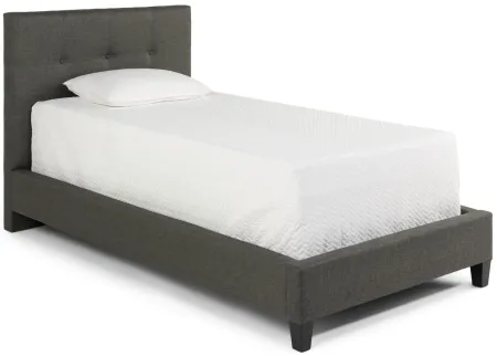 Avery Twin Bed - Charcoal