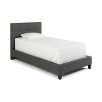 Avery Twin Bed - Charcoal