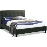 Avery Queen Bed - Charcoal