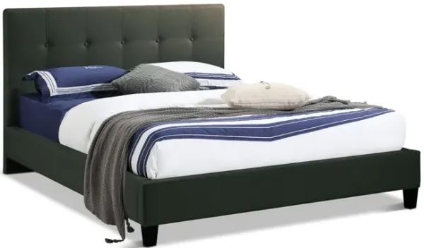 Avery King Bed - Charcoal