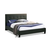 Avery King Bed - Charcoal