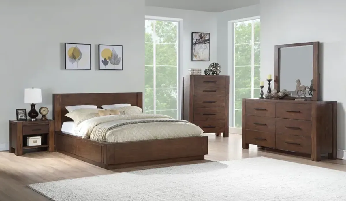 Logan Queen Bed With 1 Storage Siderail