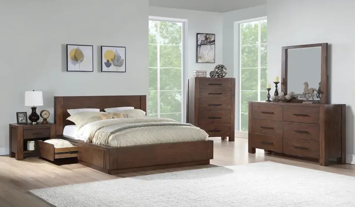 Logan Queen Bed With 1 Storage Siderail