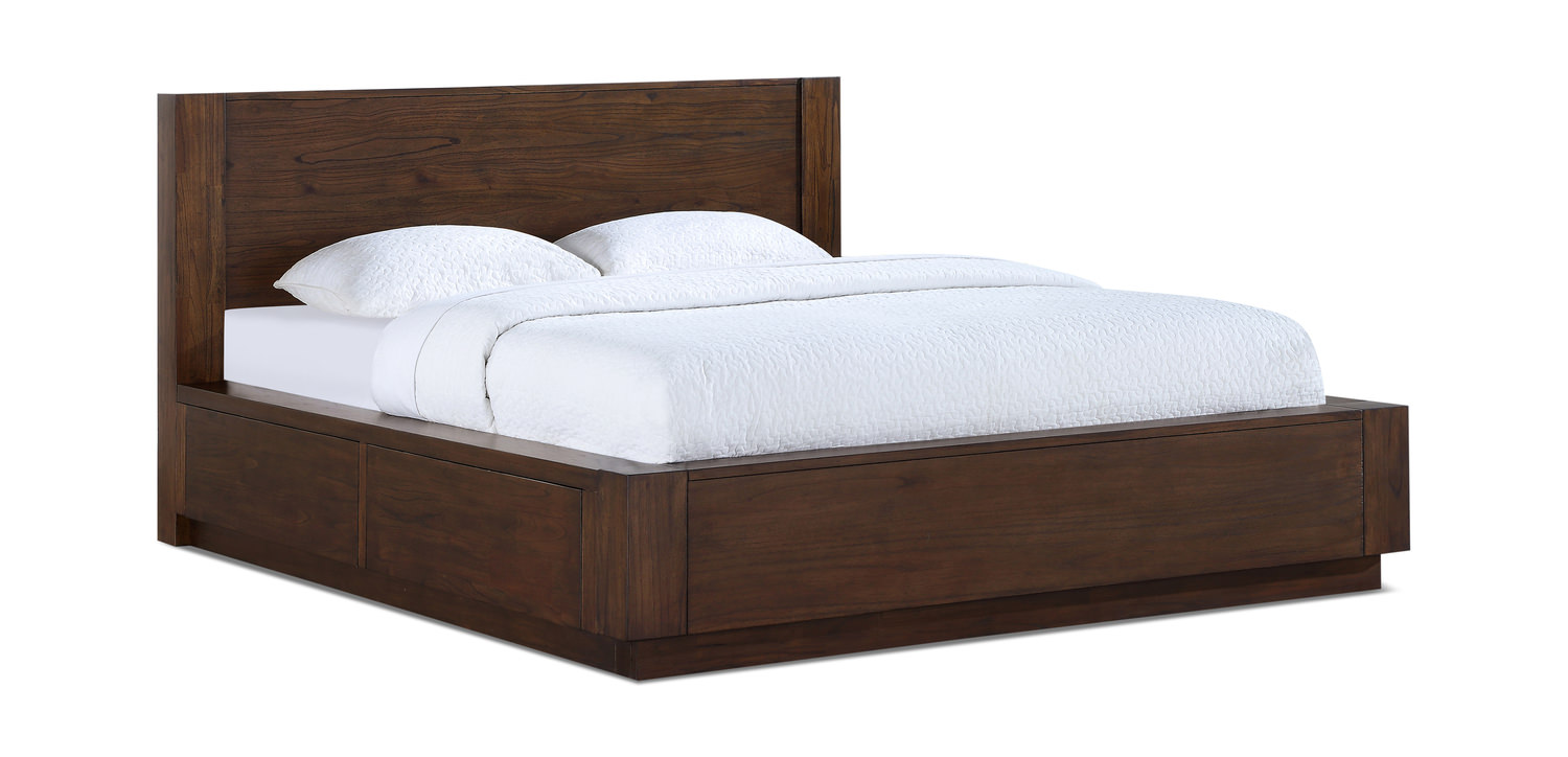 Logan Queen Bed With 2 Storage Siderails
