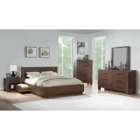 Logan King Bed With 1 Storage Siderail