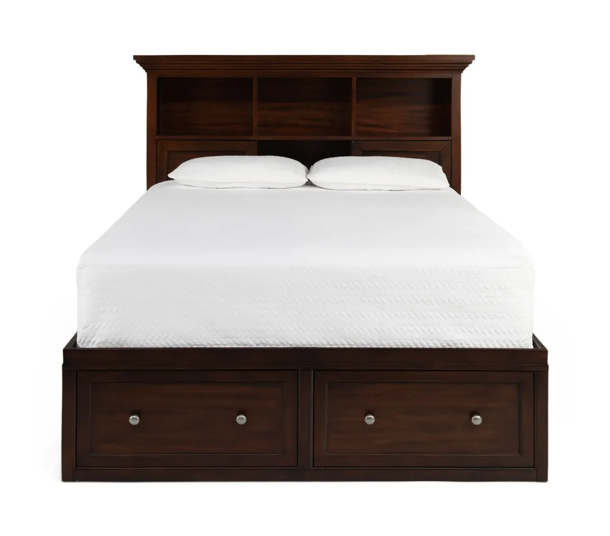 Spencer Queen Bookcase Storage Bed