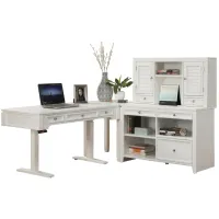 Boca Lift Desk With Credenza And Corner Table