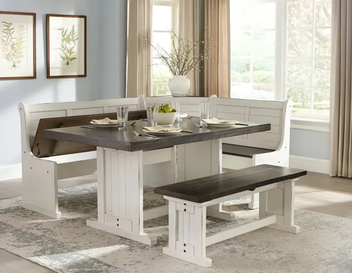 Carriage House Dining Nook With Bench