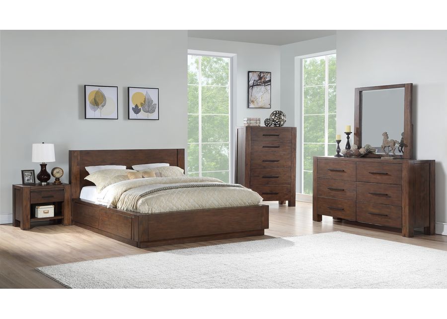 Logan Queen Bedroom Suite With 1 Side Storage 