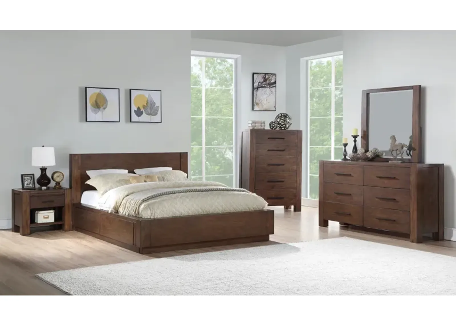 Logan Queen Bedroom Suite With 1 Side Storage 