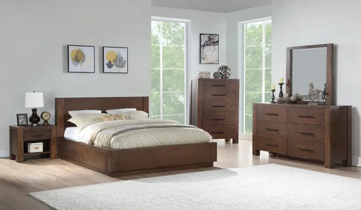 Logan Queen Bedroom Suite With 2 Storage Storage