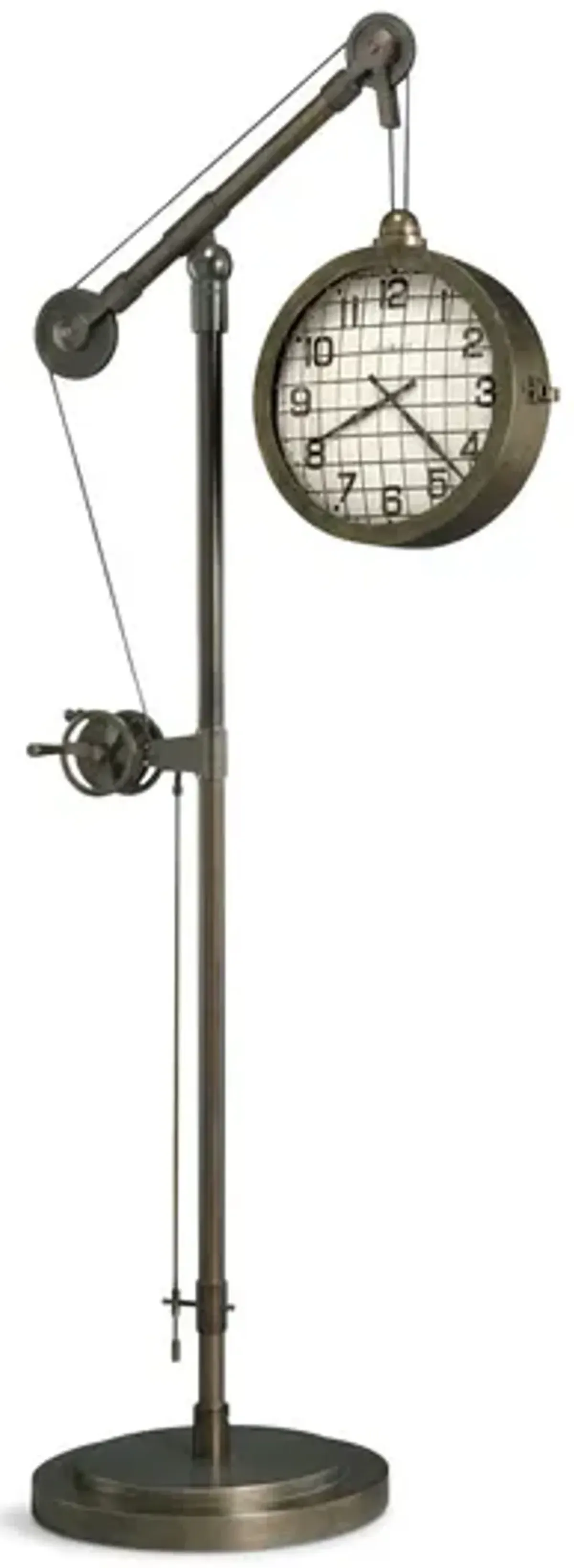 Pulley Floor Clock