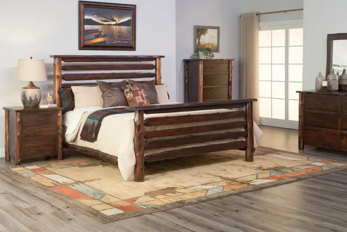 Modern Cedar Queen Bed