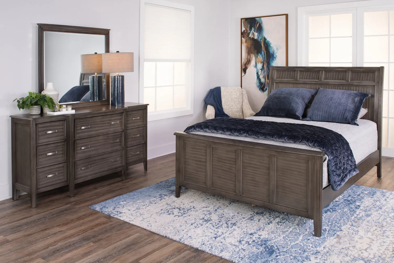 Grey Ridge Queen Bed