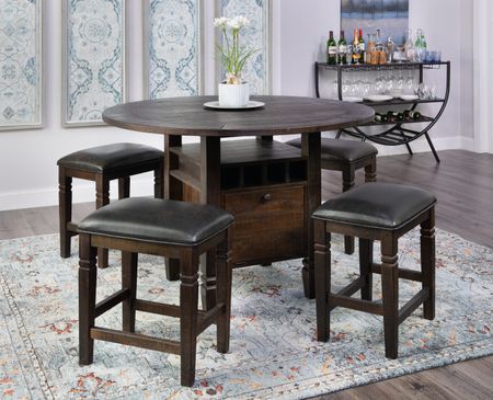 Homestead Counter Table With 4 Stools