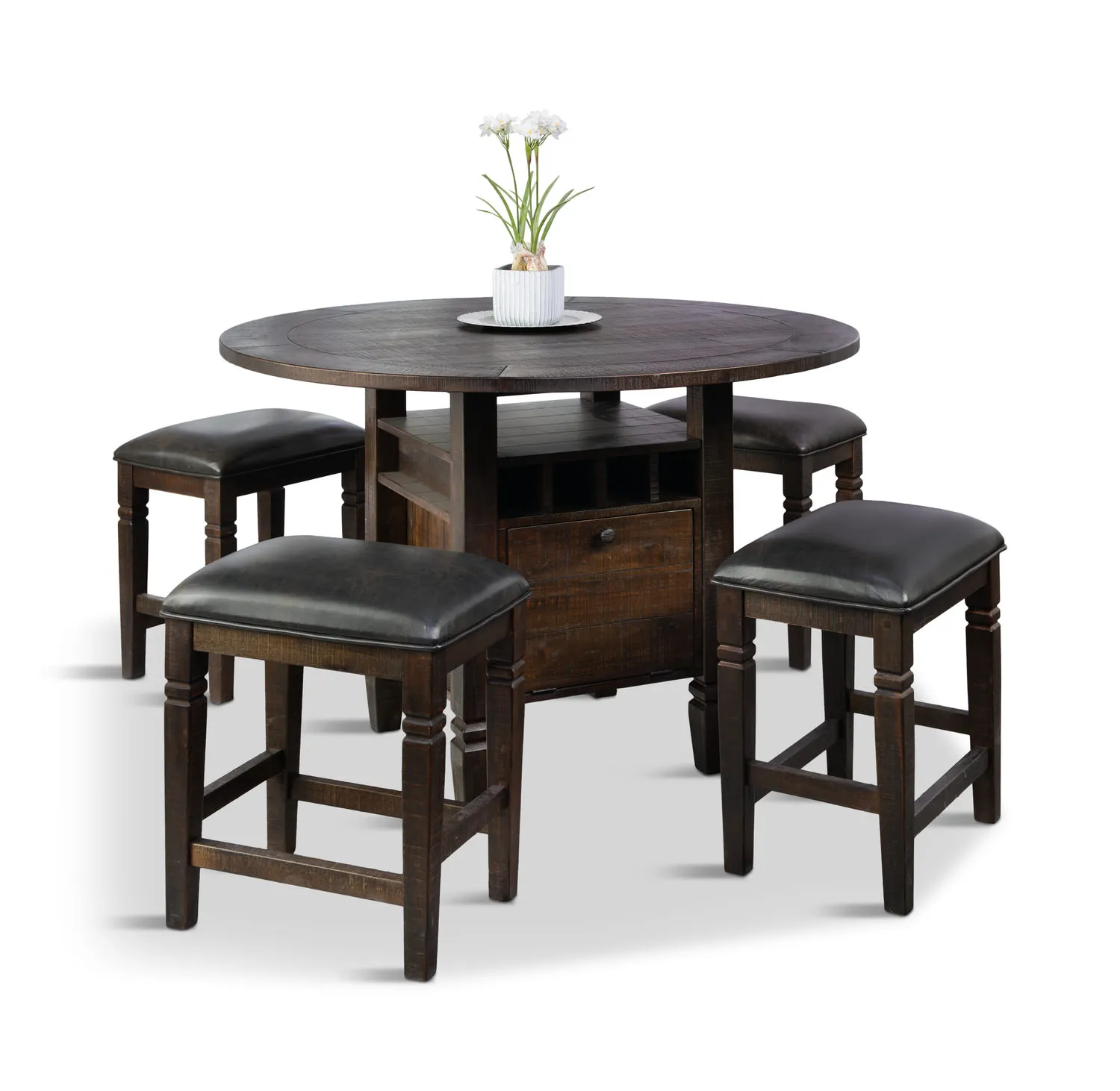 Homestead Counter Table With 4 Stools